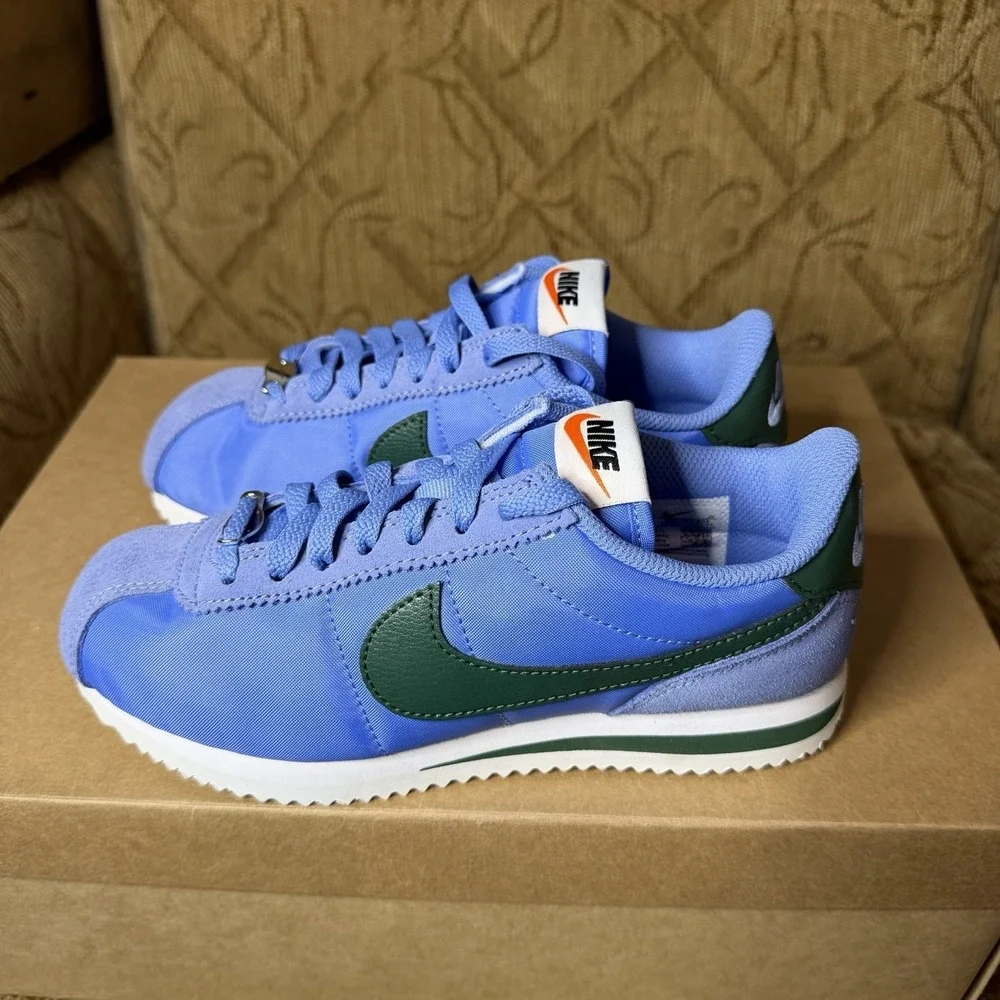 Nike Cortez Women's Size 5.5 Blue Green Running Athletic Shoes DZ2795 402